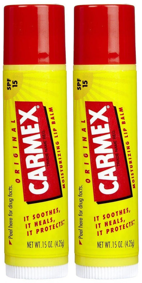 Carmex Minis Moisturizing Lip Balm SPF 15 Tubes, Assorted Flavors, 0.18 oz Each