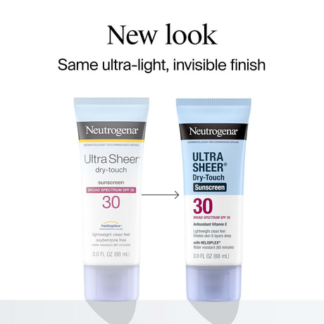 Neutrogena Ultra Sheer Dry-Touch Sunscreen Lotion, SPF 30, 3 fl oz