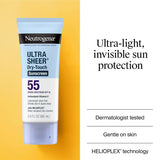 Neutrogena Ultra Sheer Dry-Touch Sunscreen Lotion, SPF 55, 3 Fl Oz