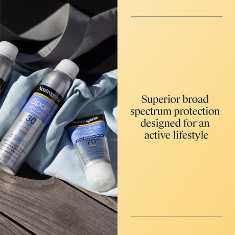 Neutrogena Sport Face Oil-Free Sunscreen Lotion SPF 70+, 2.5 oz
