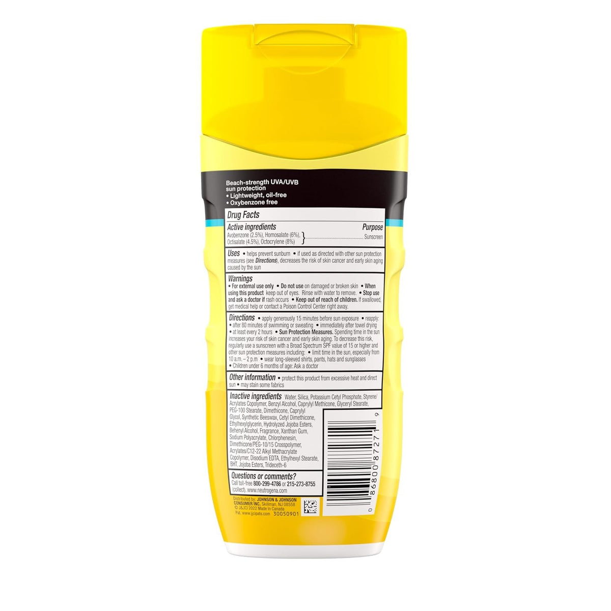 Neutrogena Beach Defense Sunscreen Lotion, SPF 30, 6.7 fl oz