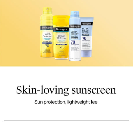 Neutrogena Beach Defense Sunscreen Lotion SPF 70, 6.7 oz