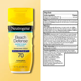 Neutrogena Beach Defense Sunscreen Lotion SPF 70, 6.7 oz