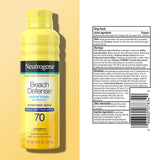 Neutrogena Beach Defense Water + Sun Protection Sunscreen Spray SPF 70, 6.5 oz