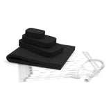 Invia Negative Pressure Foam Dressing Kit, Charcoal Foam, Sterile, Large - 0876227-Single - LL Medico