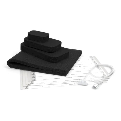 Invia Negative Pressure Foam Dressing Kit, Charcoal Foam, Sterile, Large - 0876227-Single - LL Medico