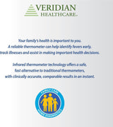 Veridian Non-Contact Infrared Thermometer, LCD Display