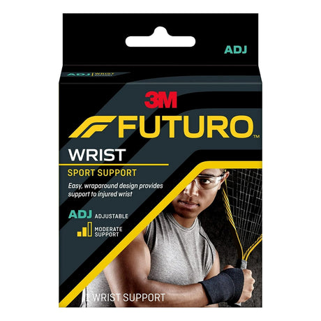 3M Futuro Adult Sport Wrist Support, Adjustable from 4.5 to 9.5 Inches