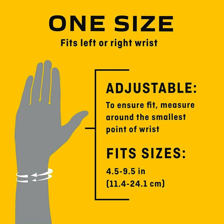3M Futuro Adult Sport Wrist Support, Adjustable from 4.5 to 9.5 Inches