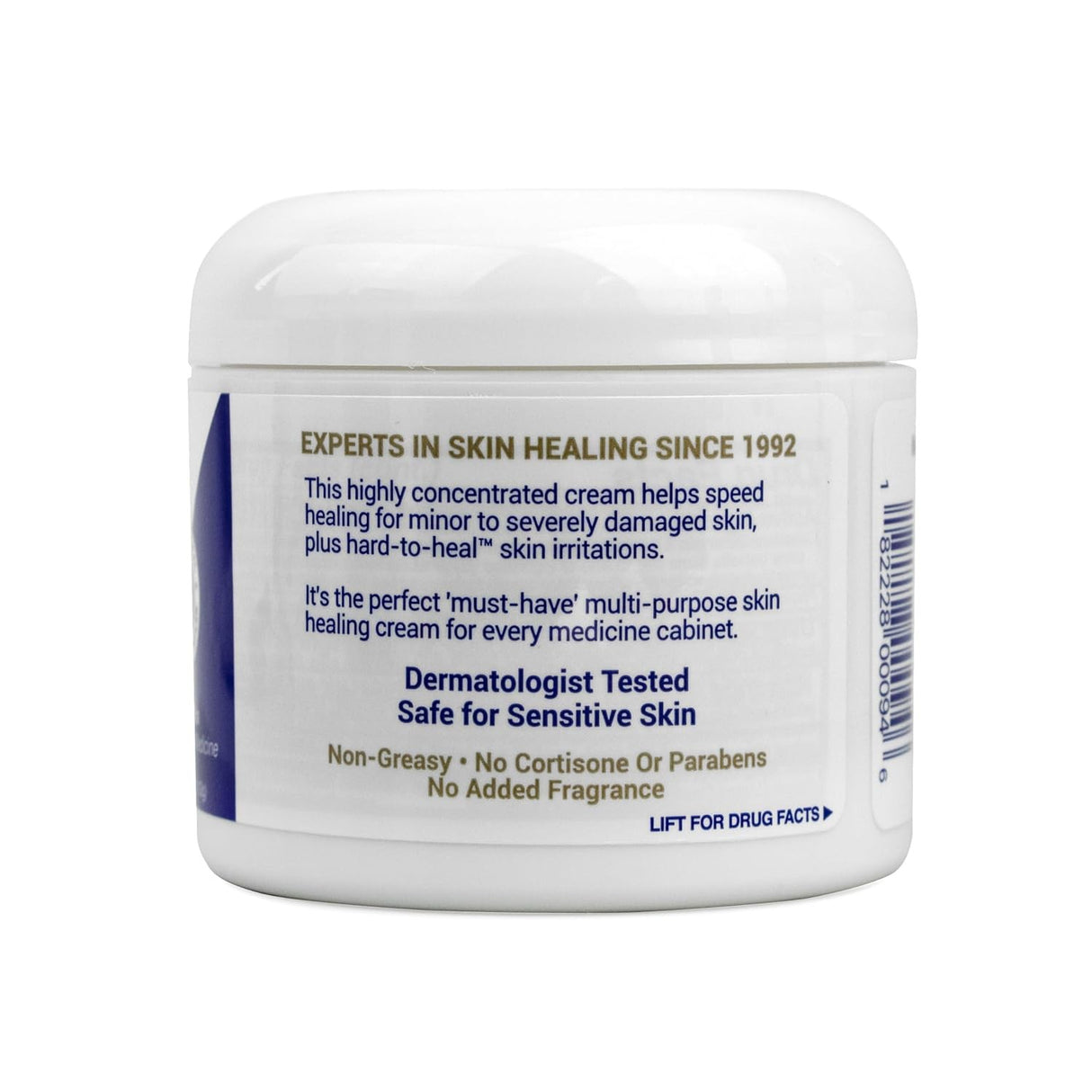 TriDerma MD Intense Fast Healing Multi-Purpose Cream, Unscented, 4 oz Jar