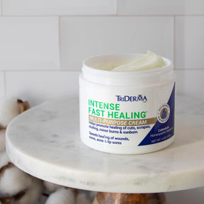 TriDerma MD Intense Fast Healing Multi-Purpose Cream, Unscented, 4 oz Jar