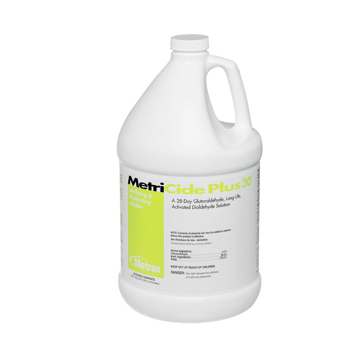MetriCide Plus 30, Glutaraldehyde High-Level Disinfectant, Liquid, Activation Required, Reusable, 1 gal. Jug - 10-3200 - LL Medico