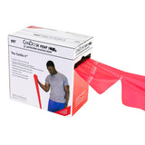 CanDo Low-Powder Exercise Resistance Band, Red, Light, 6 Yard