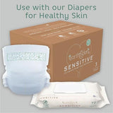 Earth & Eden Sensitive Baby Wipes, Unscented, 6.7" x 7.7", Case of 864