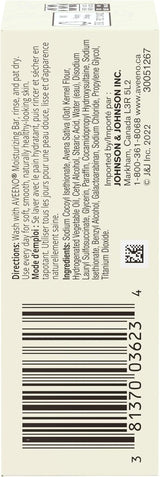 Aveeno Moisturizing Bar with Nourishing Oat, Fragrance Free, 3.5 oz