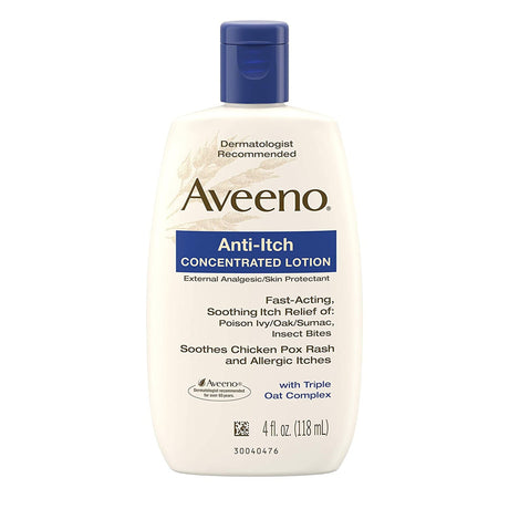 Aveeno Anti-Itch Concentrated Lotion, Unscented, 4 oz - 100369000 - LL Medico