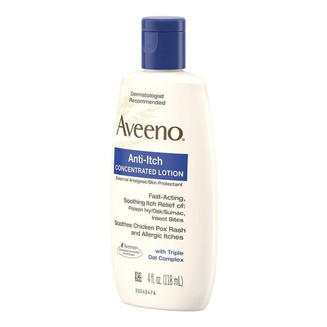 Aveeno Anti-Itch Concentrated Lotion, Unscented, 4 oz - 100369000 - LL Medico