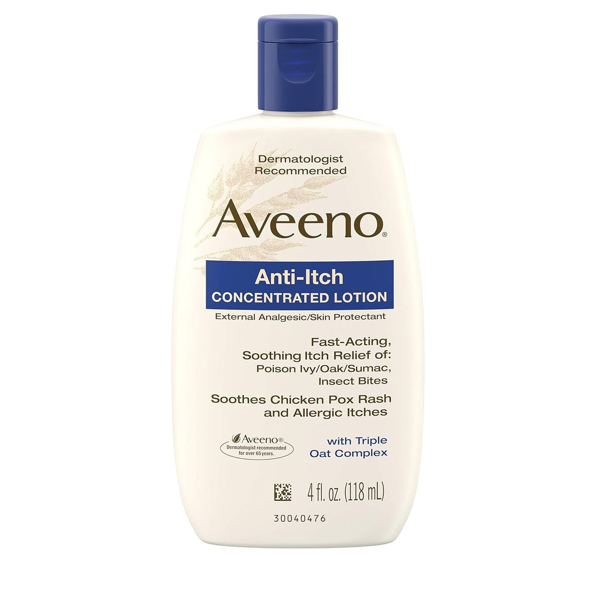 Aveeno Anti-Itch Concentrated Lotion, Unscented, 4 oz