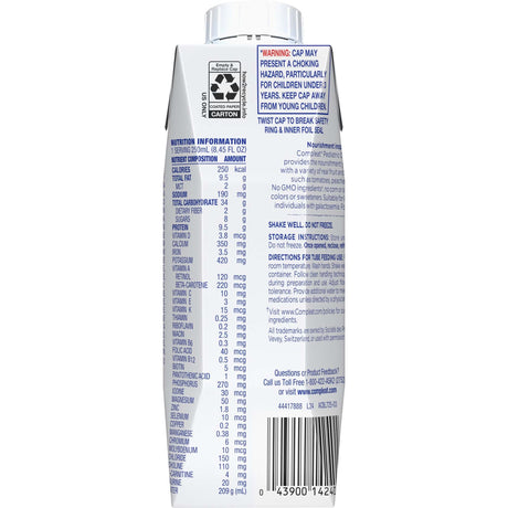 Compleat Pediatric Tube Feeding Formula, Unflavored, 8.45 oz