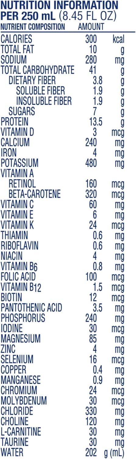 Fibersource HN Tube Feeding Formula, Unflavored, 250 mL