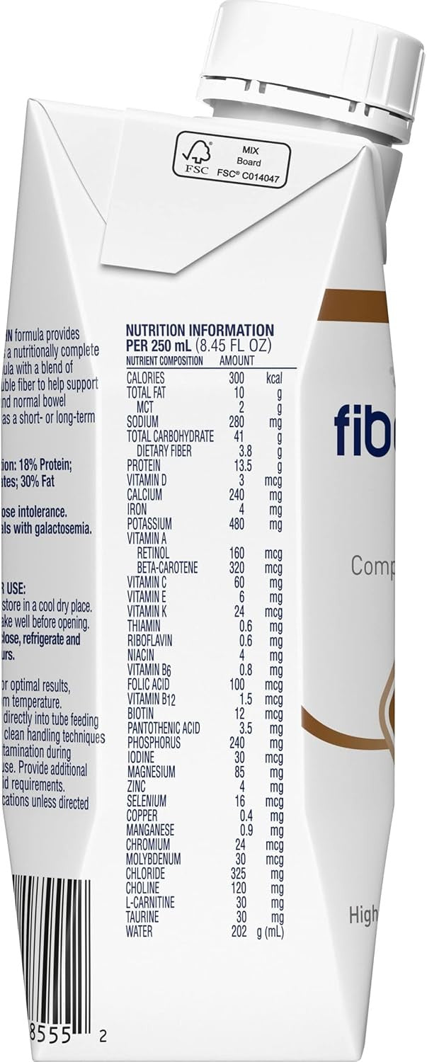 Fibersource HN Tube Feeding Formula, Unflavored, 250 mL