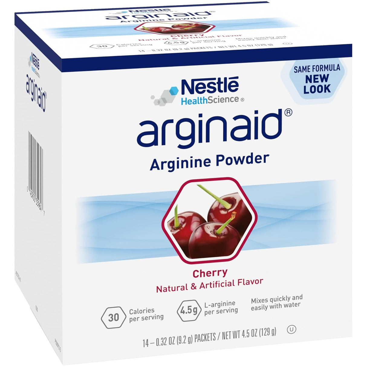 Arginaid Arginine Powder Drink Mix, Cherry, 0.32 oz