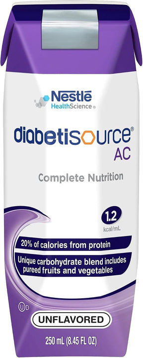 Diabetisource AC Tube Feeding Formula, Unflavored, 250 mL
