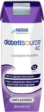 Diabetisource AC Tube Feeding Formula, Unflavored, 250 mL