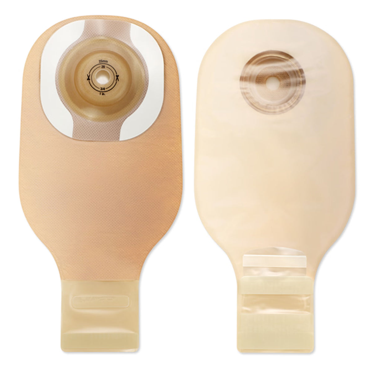 Hollister Premier One-Piece Ostomy Pouch Convex Ultra-Clear, Cut-to-Fit Up to 2", 12", Box of 5 - 89811 - LL Medico