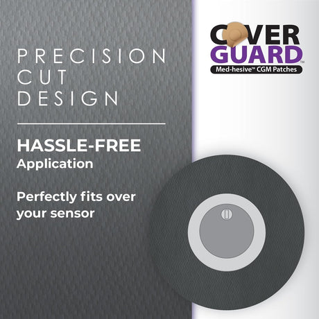 CoverGuard Sensor Overpatch, Waterproof, For FreeStyle Libre 3, 25 Count
