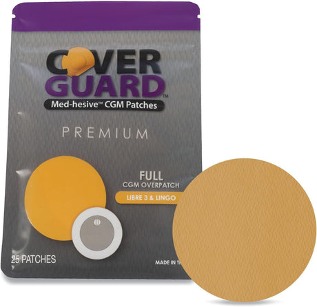 CoverGuard CGM Overpatch for FreeStyle Libre 3, Tan