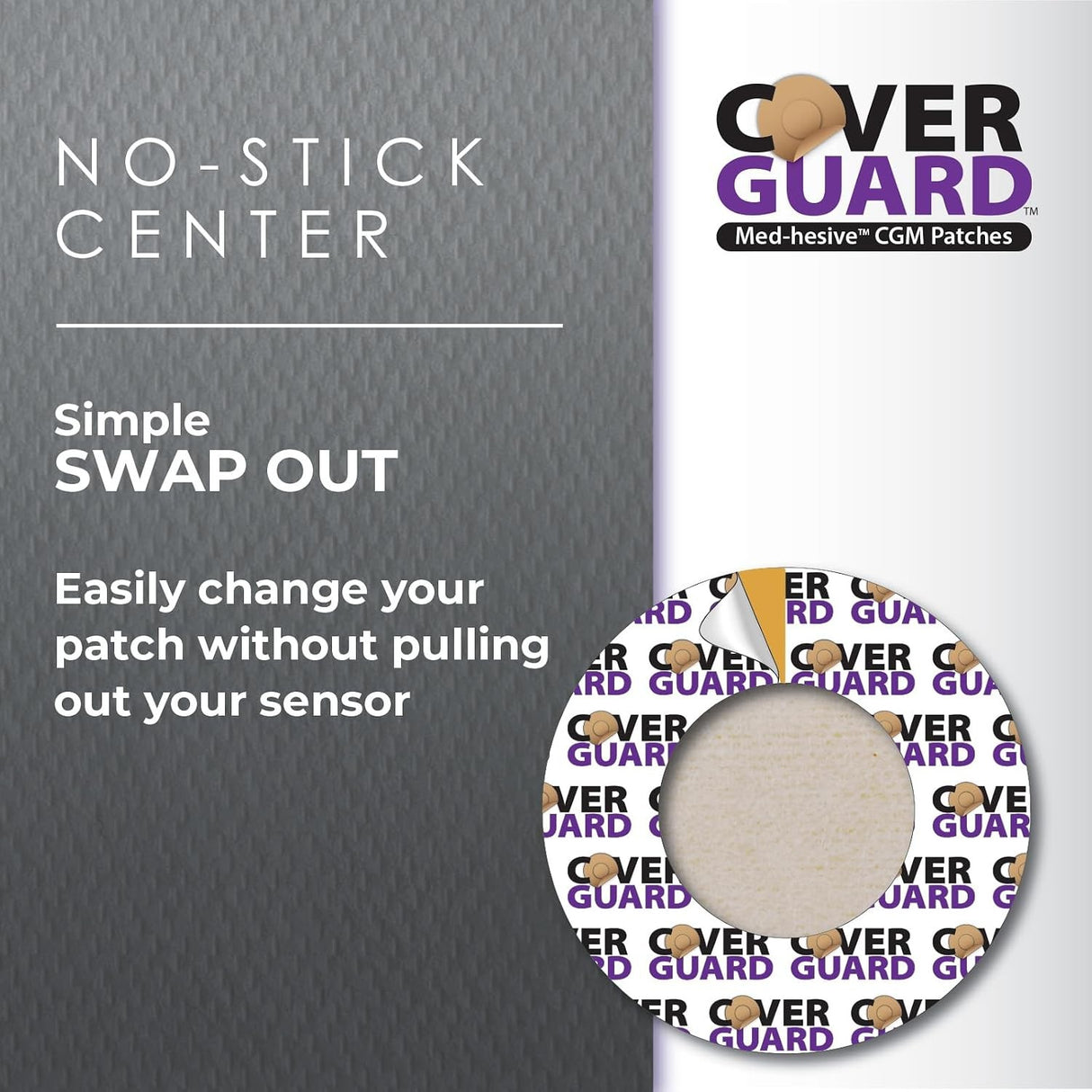 CoverGuard CGM Overpatch for FreeStyle Libre 3, Tan