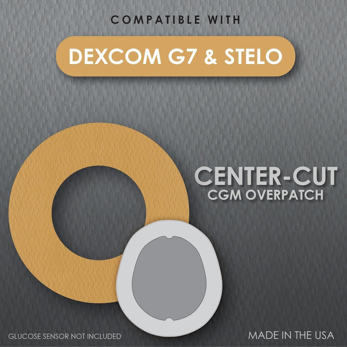 CoverGuard Sensor Overpatch for Dexcom G7, Tan, 25 Count
