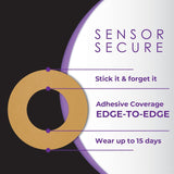 CoverGuard Sensor Overpatch for Dexcom G7, Tan, 25 Count