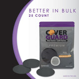 CoverGuard Sensor Overpatch for Dexcom G7 and Stelo, Black, 25 Count