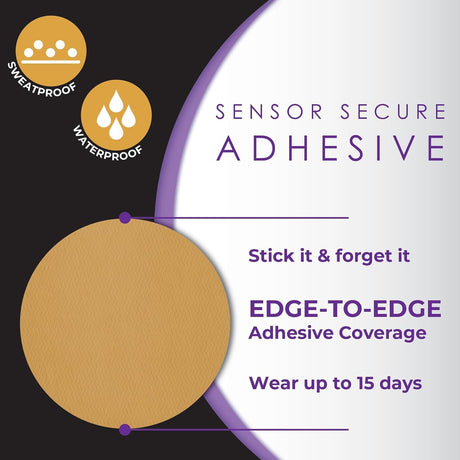 CoverGuard Overpatches for Dexcom G7, Tan, 25 Count