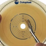 Coloplast SenSura Flex Ostomy Skin Barrier, Flat, Cut-to-Fit 3/8"-1 7/8", 50 mm Flange, Box of 10 - 10102-Box - LL Medico