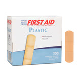 Dukal American White Cross First Aid Adhesive Strips, 5/8 x 2¼ Inches