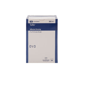Cardinal Health Telfa Island Dressing, Rectangle Sterile Film Backing — 2" x 3"