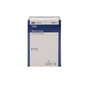 Cardinal Health Telfa Island Dressing, Rectangle Sterile Film Backing — 2" x 3"
