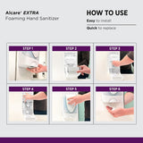 Alcare Extra Foaming Hand Sanitizer, Unscented, 1 Liter, Case of 3