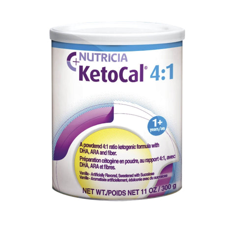 KetoCal 4:1 Powder Oral Supplement, Vanilla, 300 Gram Can