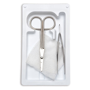 Sterling Medical Services Suture Removal Kit, Sterile Single-Use, Scissor Style Handle, Straight Jaw - 101L-Single - LL Medico