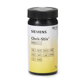 Siemens Chek-Stix Urinalysis Control Strips, Positive/Negative Level, 50 Count