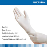 McKesson Perry Latex Surgical Gloves, Powder-Free, Sterile - 20-1055N - LL Medico