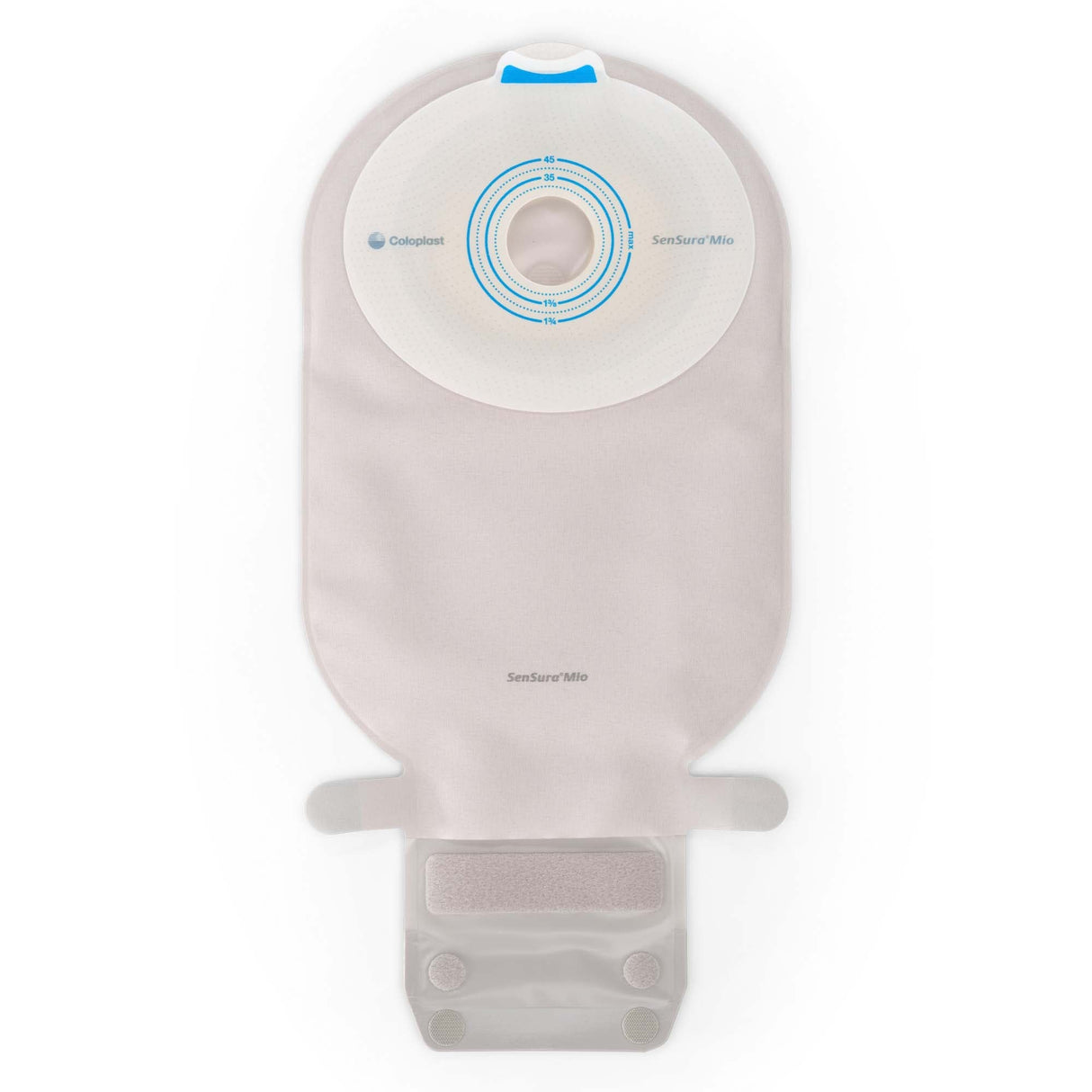 Coloplast SenSura Mio One-Piece Maxi Flat Pre-Cut Drainable Ostomy Pouch, Opaque with Filter, 11", Box of 10 - 10480 - LL Medico
