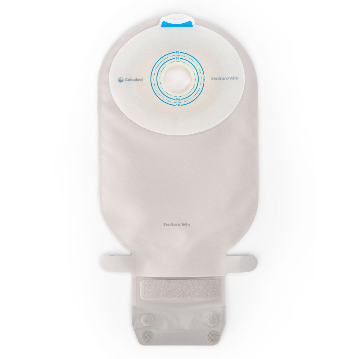 Coloplast SenSura Mio Flat One-Piece Pouch, Pre-Cut, Transparent, 11-Inch, with Filter