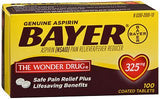 Bayer Aspirin Pain Relief, 325 mg, Tablet - 100 count - LL Medico