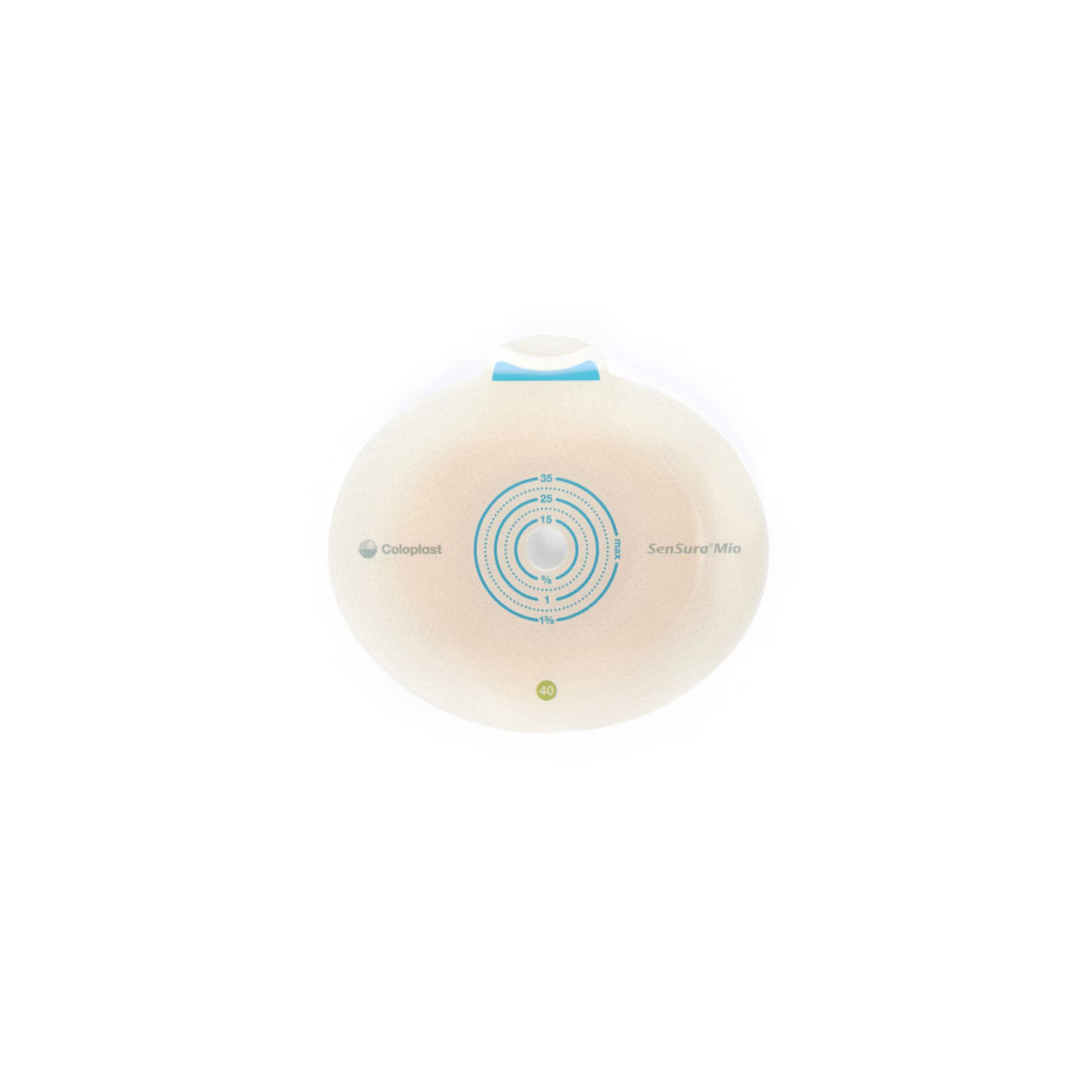 Coloplast SenSura Mio Click Two-Piece Skin Barrier, Flat, Cut-to-Fit, 40 mm Flange