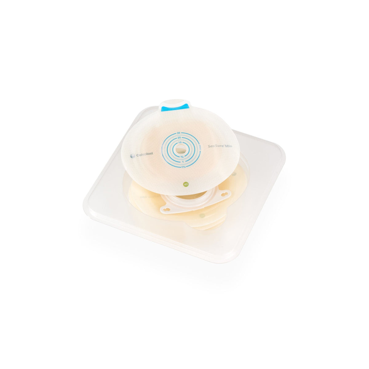 Coloplast SenSura Mio Click Two-Piece Skin Barrier, Flat, Cut-to-Fit, 40 mm Flange
